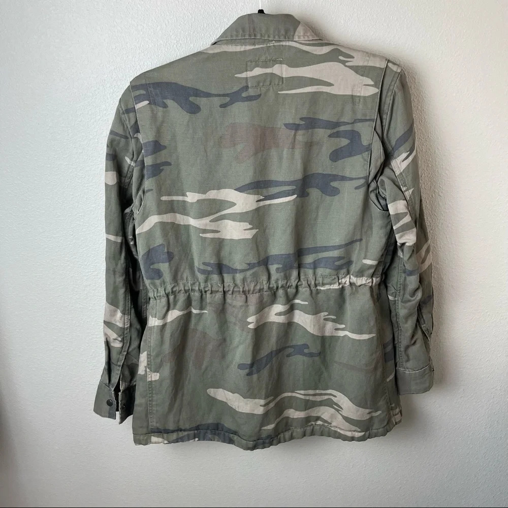 Rails Whitaker Jacket Faux Fur Lining Sage Camo Contemporary Women’s Casual XS - Picture 12 of 14